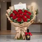 Bouquet de Rosas y Baileys