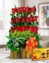 Arreglo floral Musca con rosas rojas vibrantes y chocolates Ferrero Rocher, ideal para regalar en ocasiones especiales.