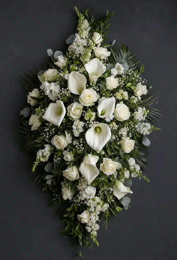 Flores funebres — arreglosflorales.net