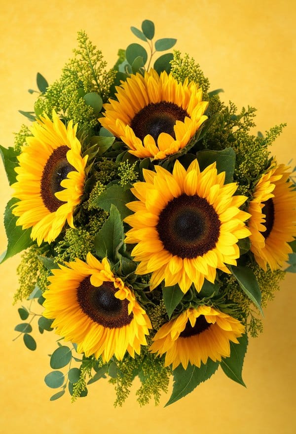 Flores girasoles — arreglosflorales.net