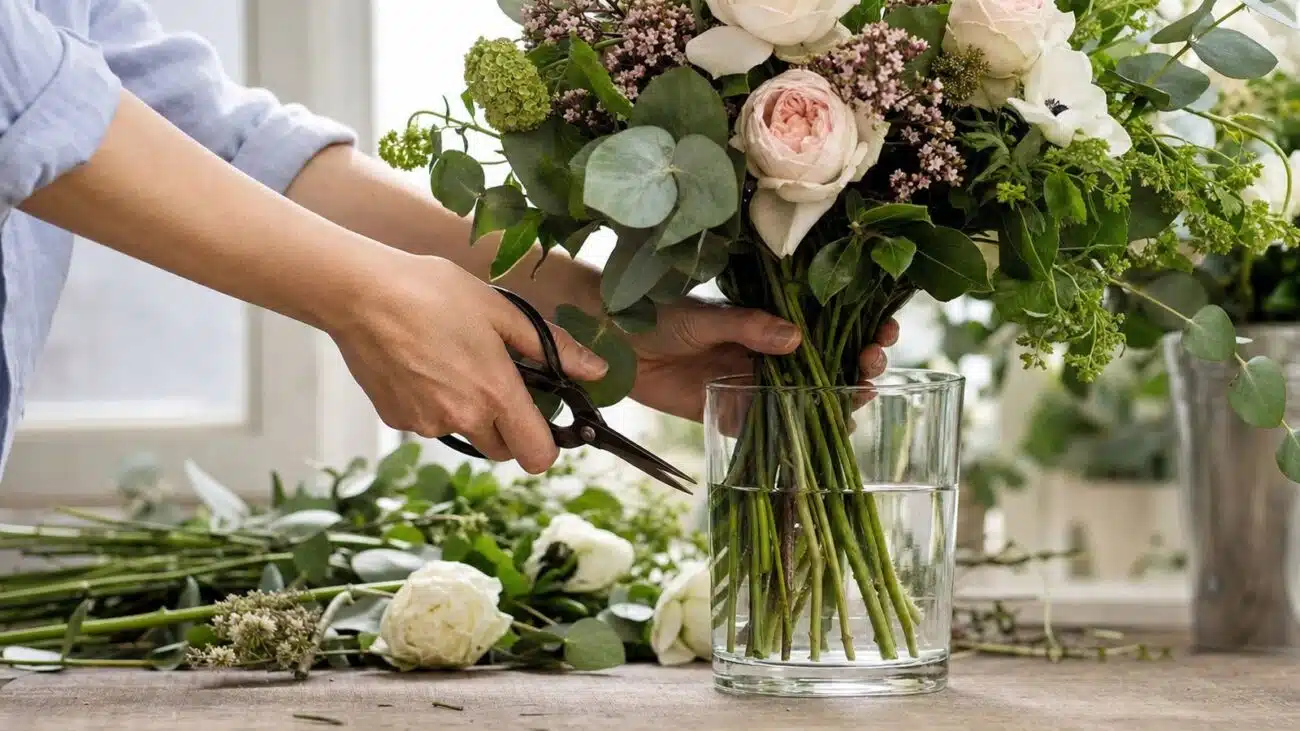 Cómo cuidar flores cortadas