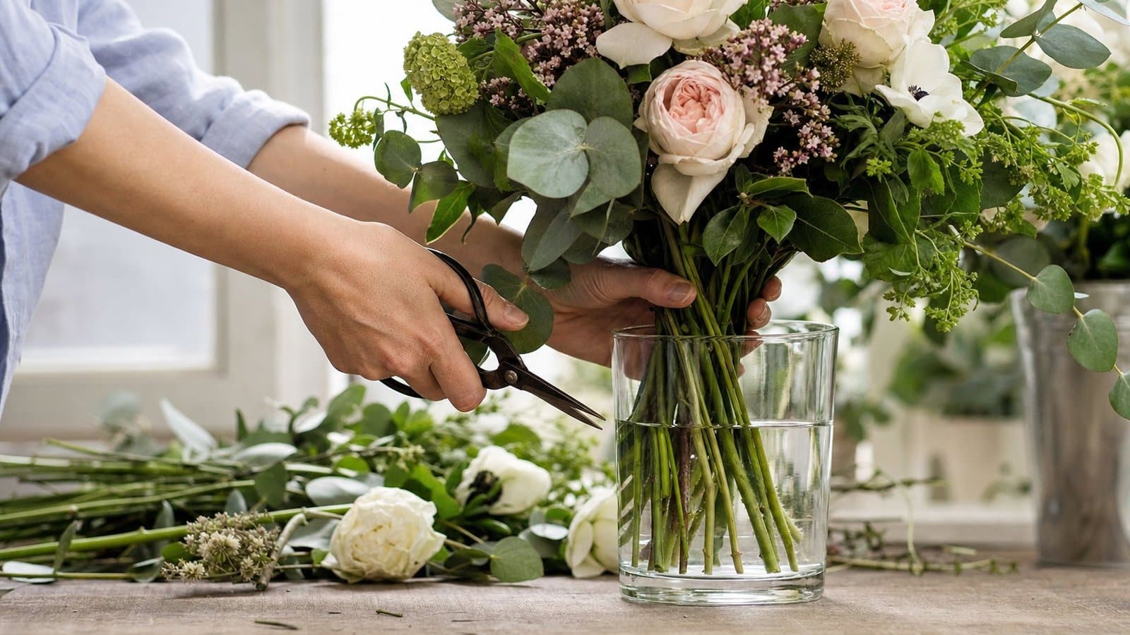 Cómo cuidar flores cortadas
